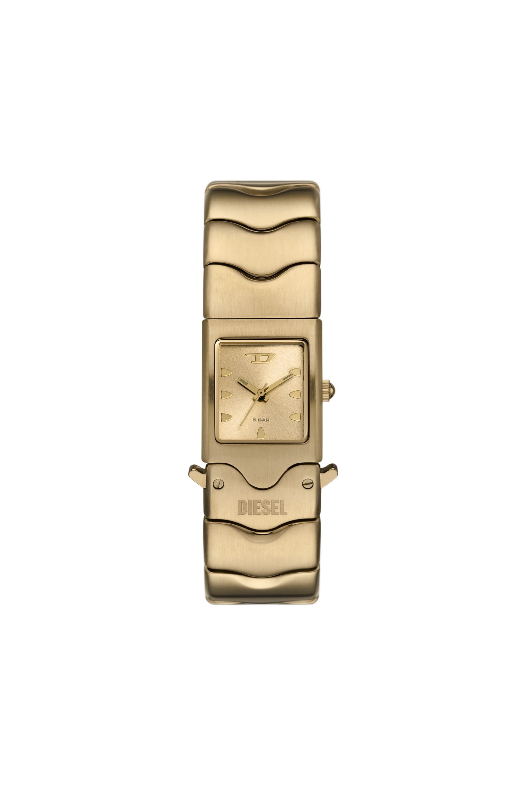 Diesel - DZ2223, Reloj de acero inoxidable Closer Unisex in Dorado - 1