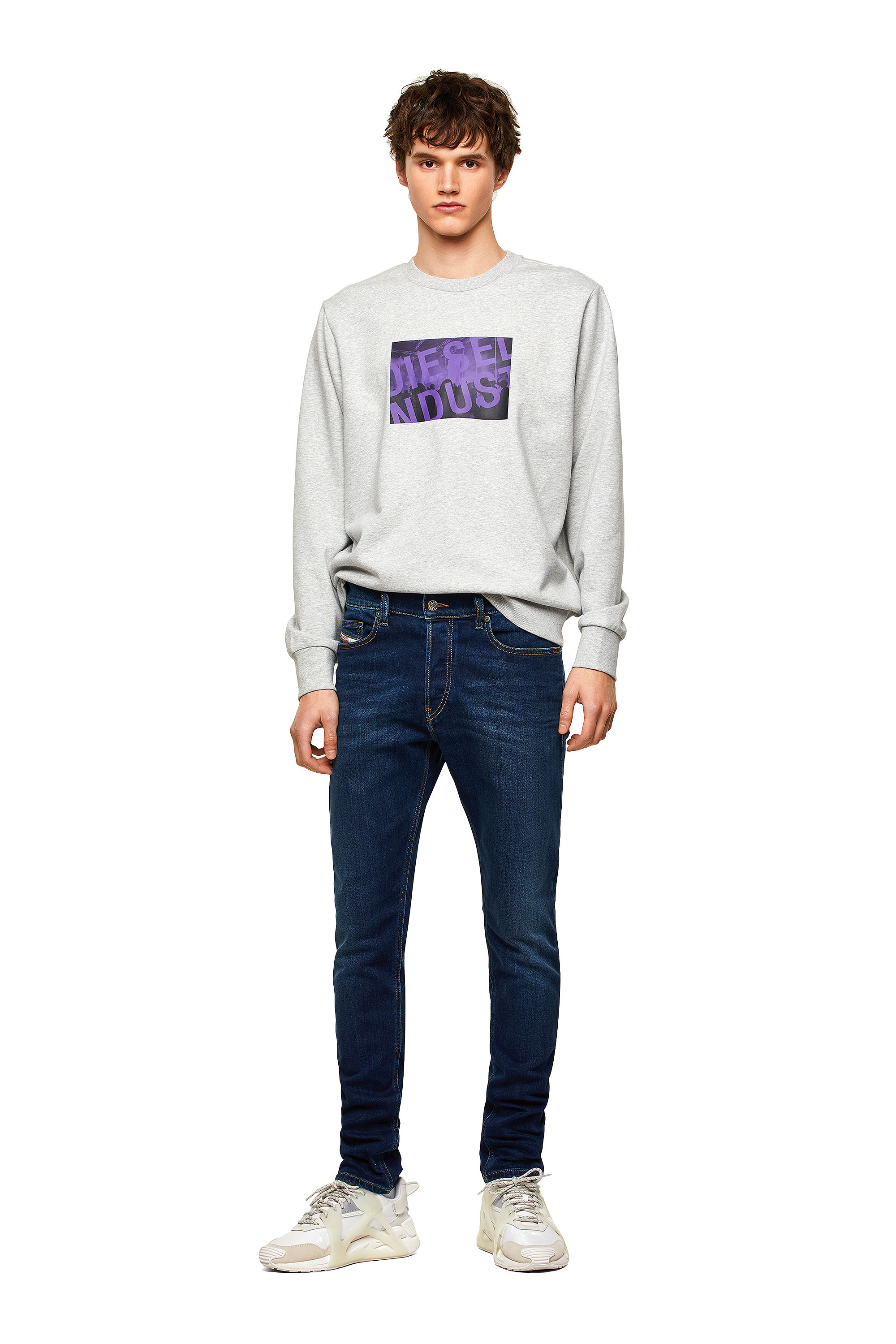 D-Luster Slim Jeans 009ML, Dark Blue Diesel - D-Luster Slim Jeans 009ML, Dark Blue - Image 1