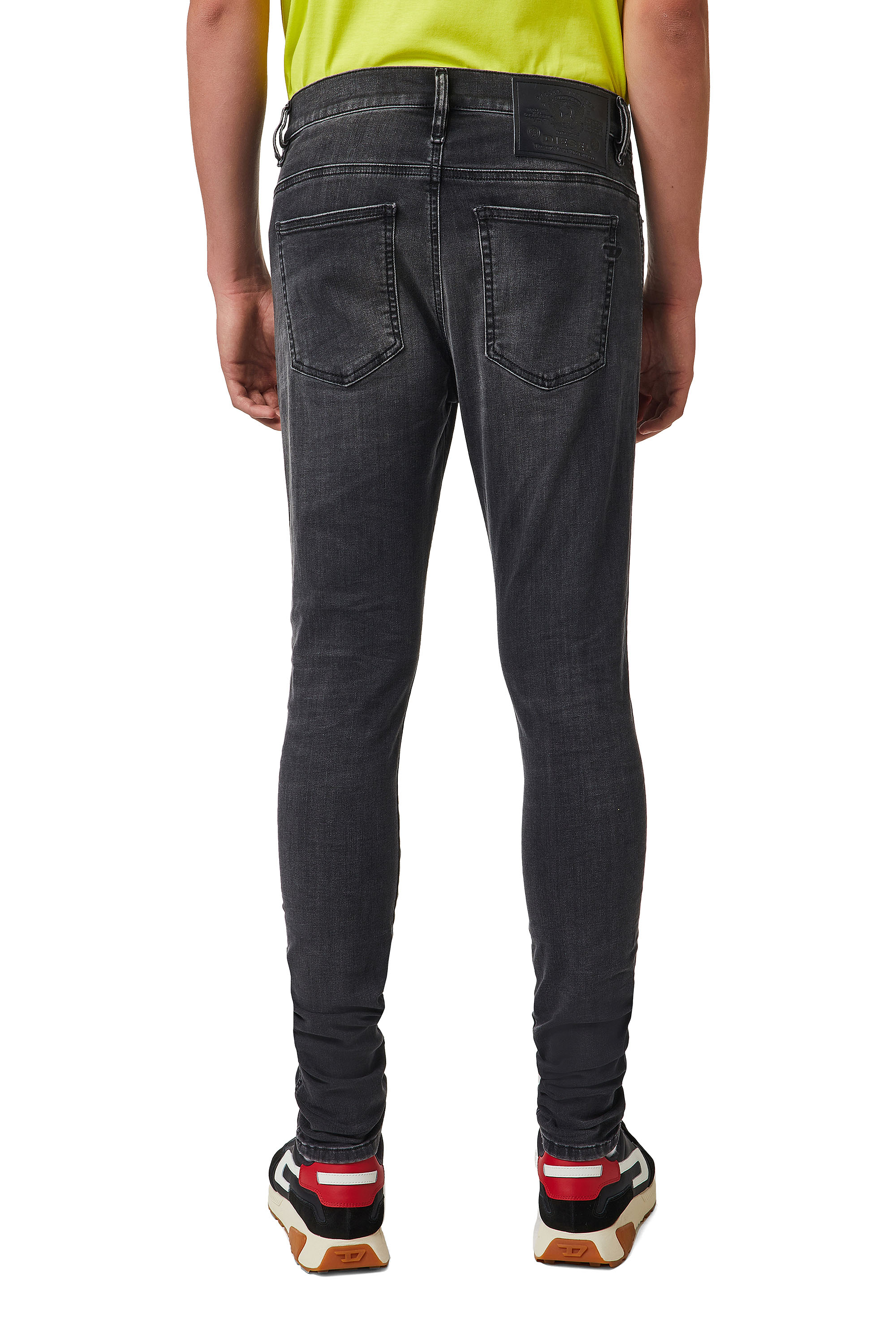 Diesel - D-Istort Skinny Jeans 069YC, Black/Dark grey - Image 3