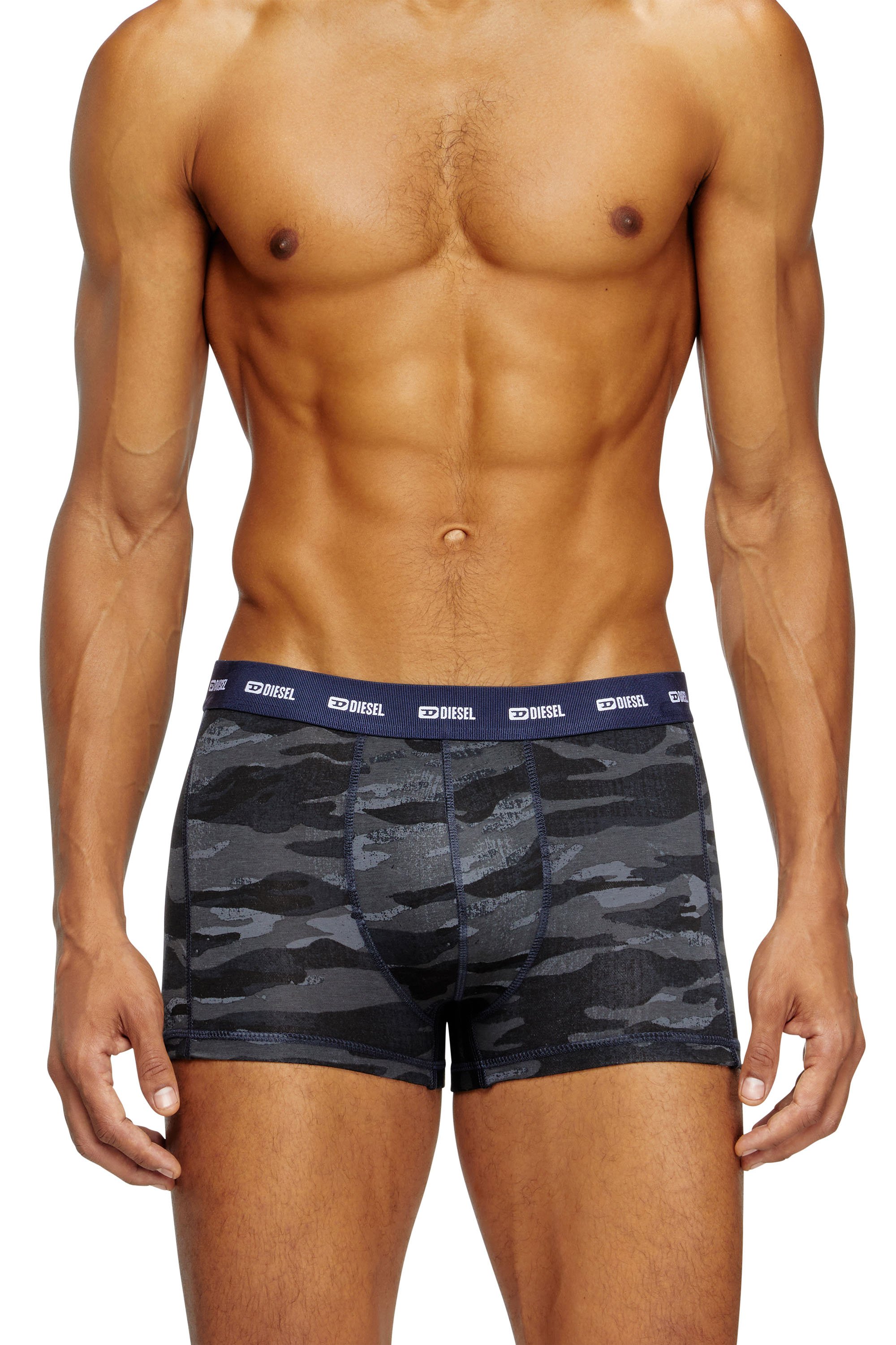 Diesel - DAMIEN-UTLT-3PACK, Paquete de 3 bóxers lisos y de camuflaje Hombre in Multicolor - 2