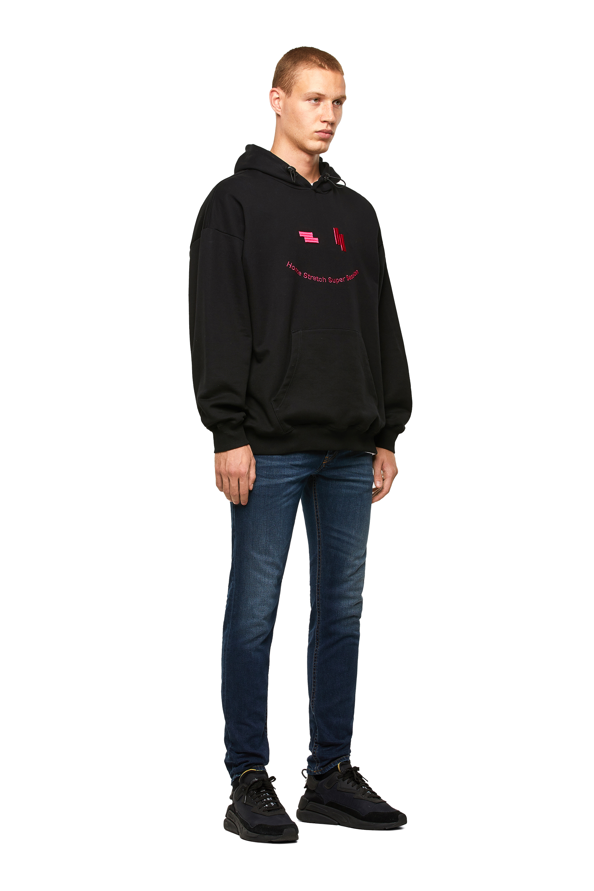 Diesel - Thommer Slim Jeans 009MA, Dark Blue - Image 5