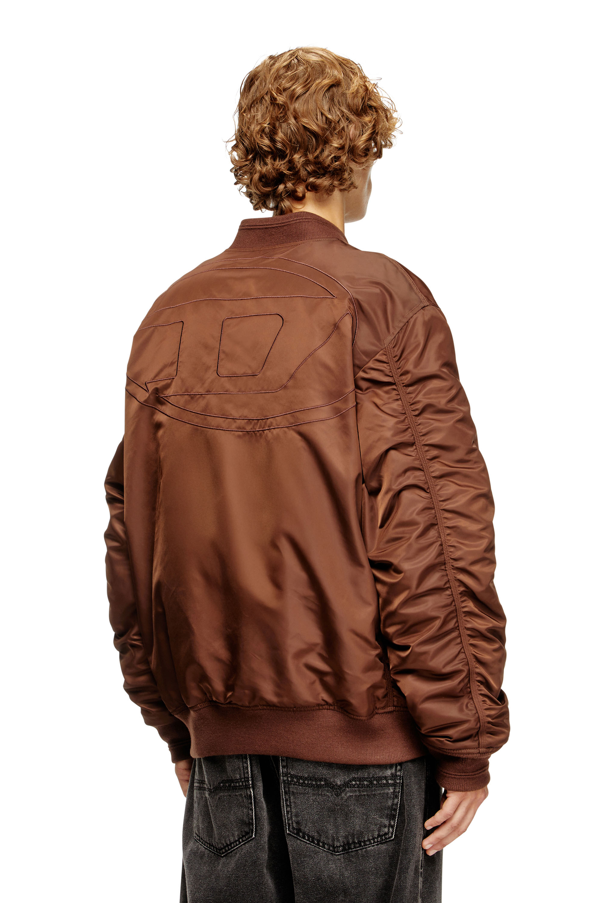 Diesel - J-HELD, Chaqueta bomber de nailon acolchado con Oval D Hombre in ToBeDefined - 3