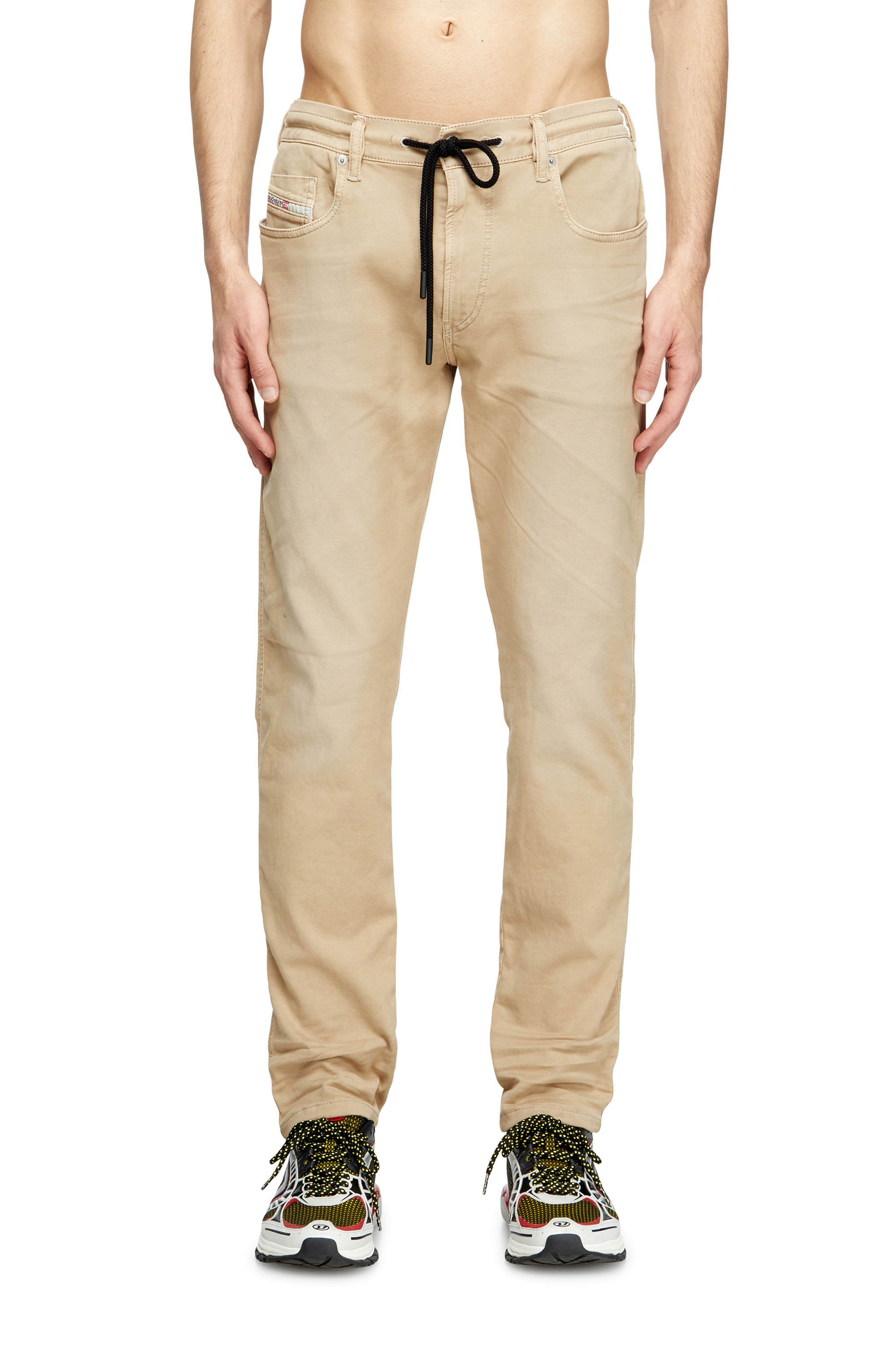Diesel - Slim 2062 D-Strukt Joggjeans® 0670M Hombre, Marrón Claro - 1