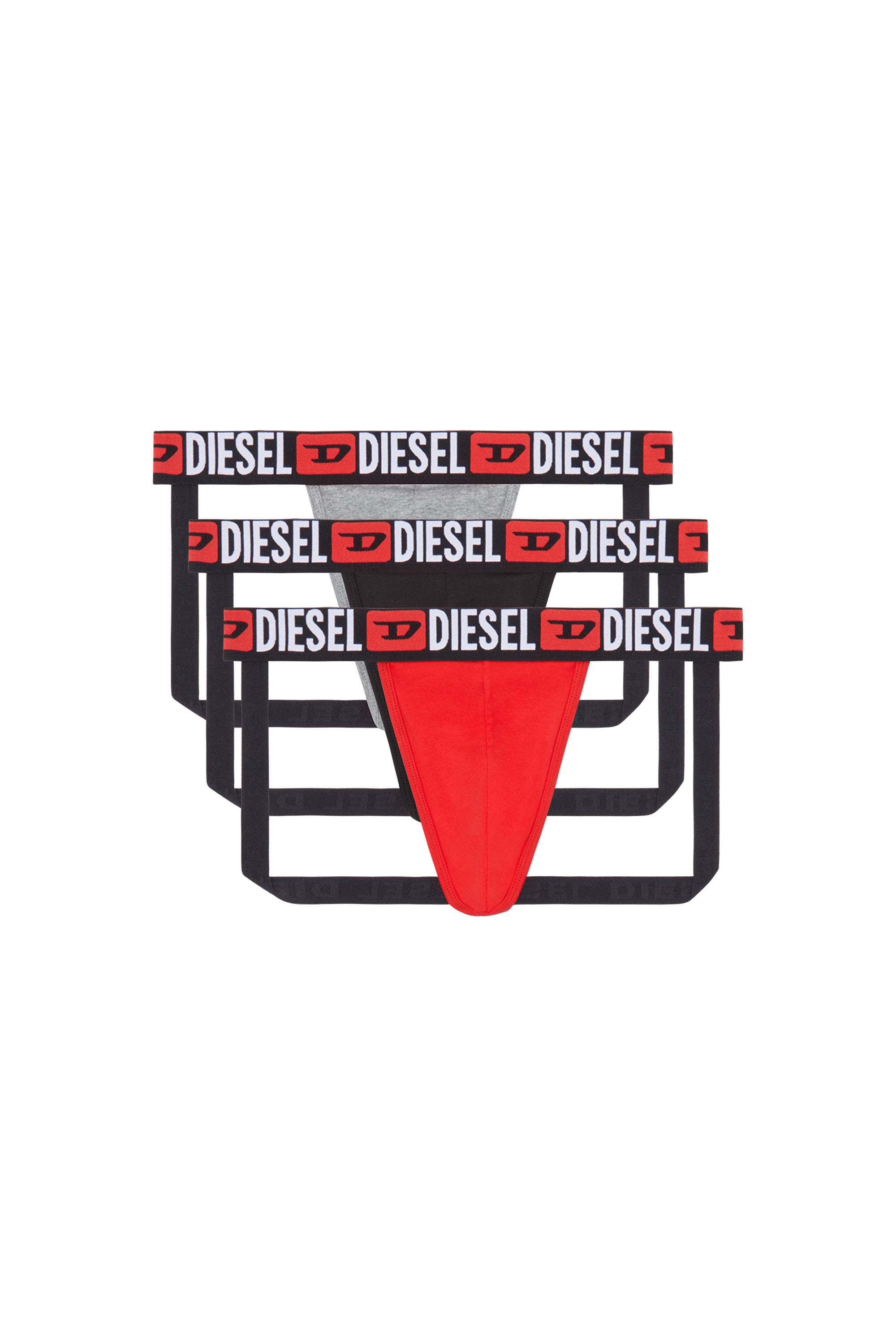Diesel - UMBR-JOCKYTHREEPACK, Rojo/Gris - Image 1