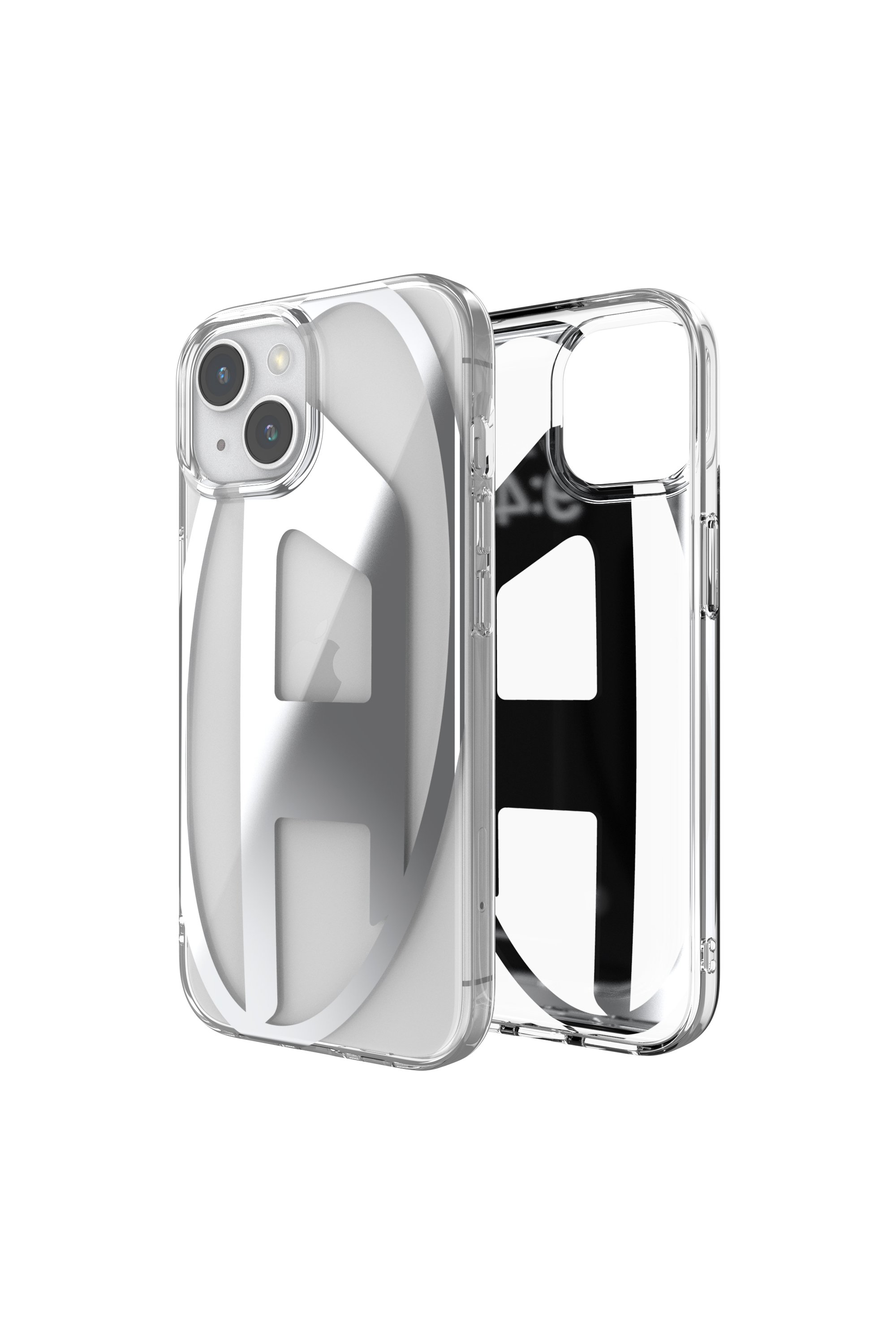 Diesel - 54201 MOULDED CASE, Unisex Clear Case, iPhone 15 in Silver - Image 1