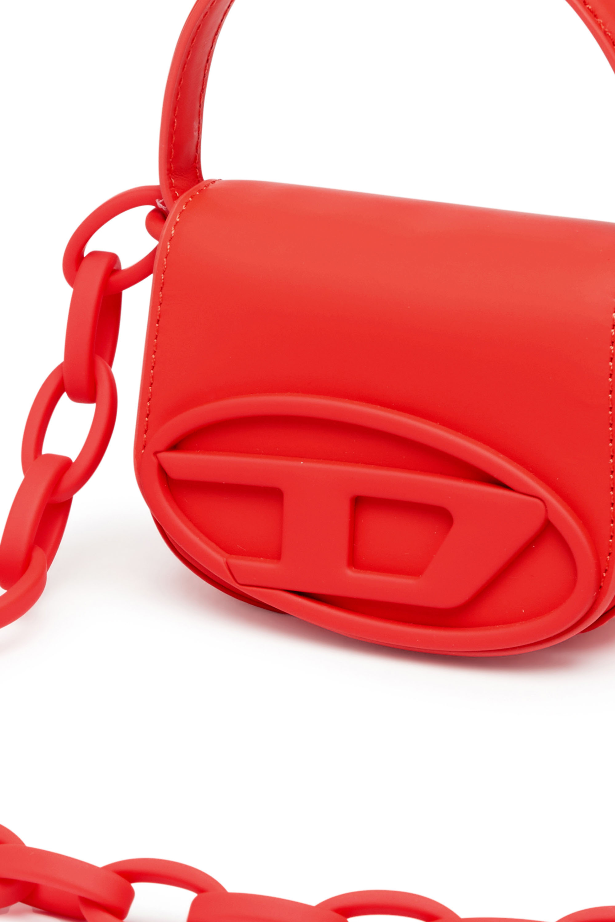 Diesel - 1DR XS, 1DR Xs-Minibolso icónico de cuero mate Mujer in Rojo - 5