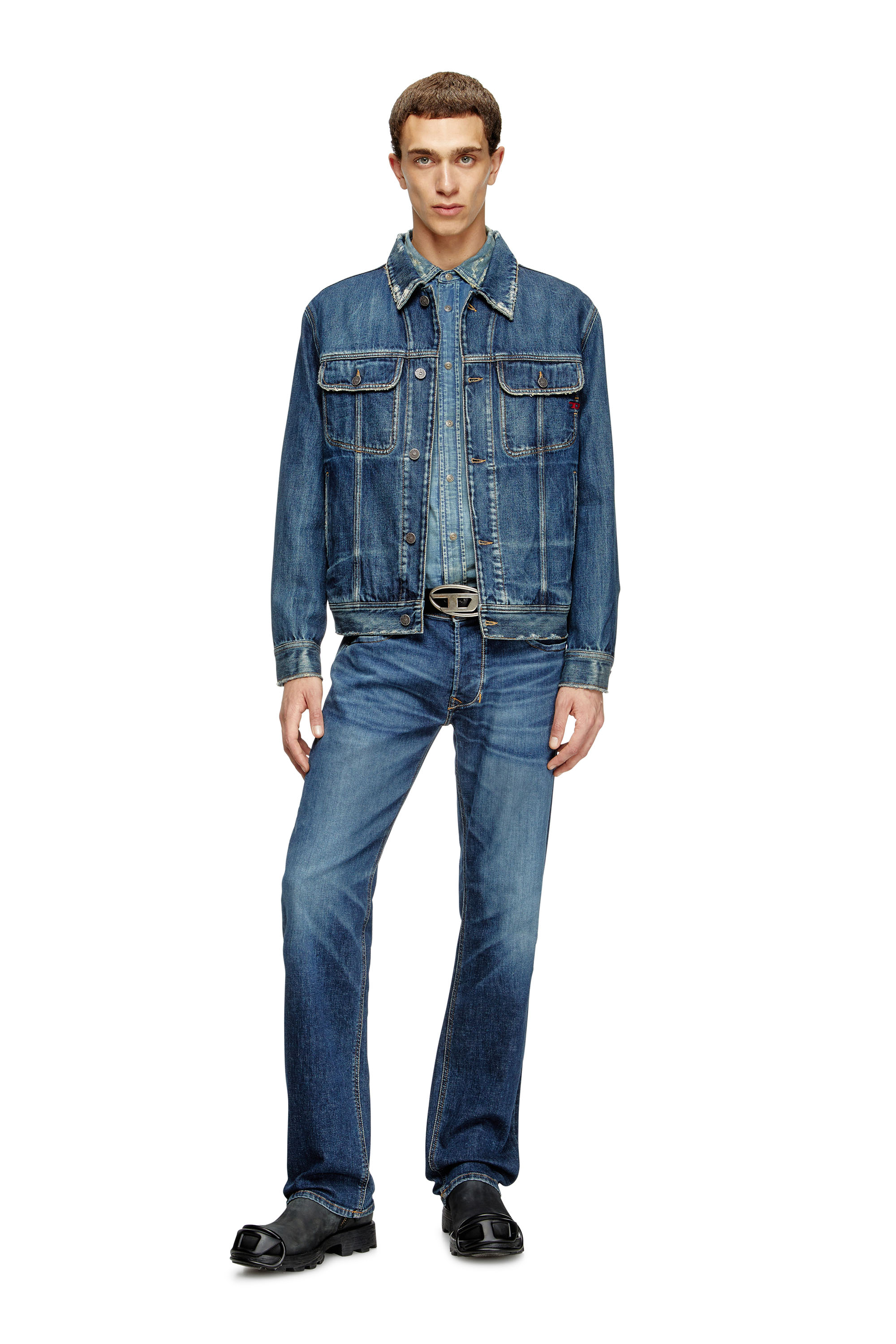 Diesel - Regular Jeans 1985 Larkee 09J47 Hombre, Azul Oscuro - 3