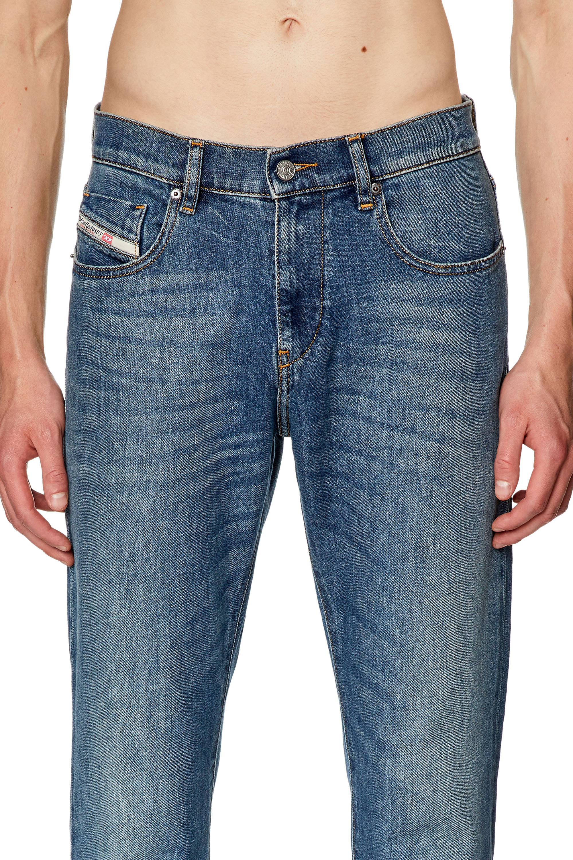 Diesel - Slim Jeans 2019 D-Strukt 09F88, Azul medio - Image 5