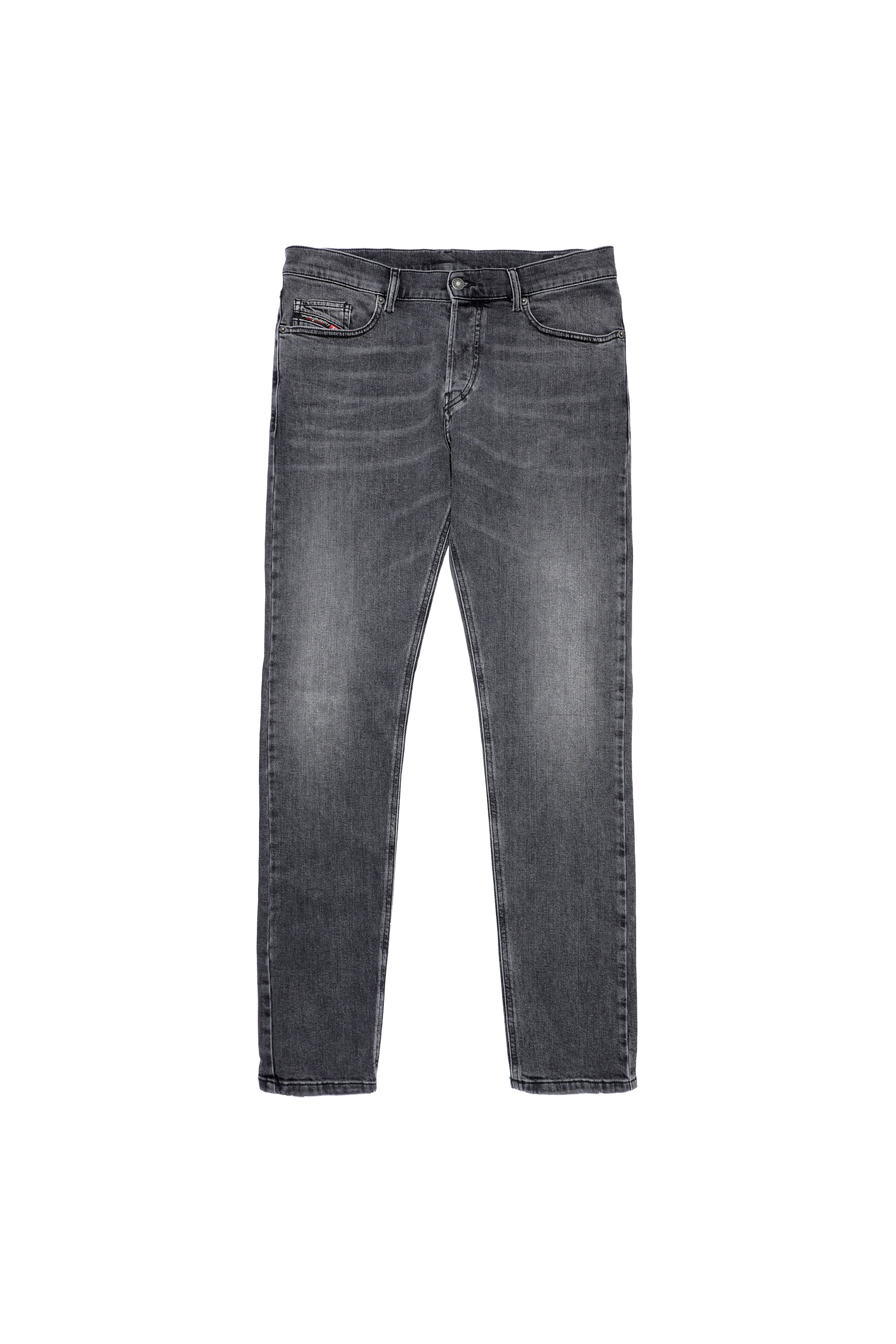Diesel - D-Luster 009ZT Slim Jeans, Black/Dark grey - Image 6