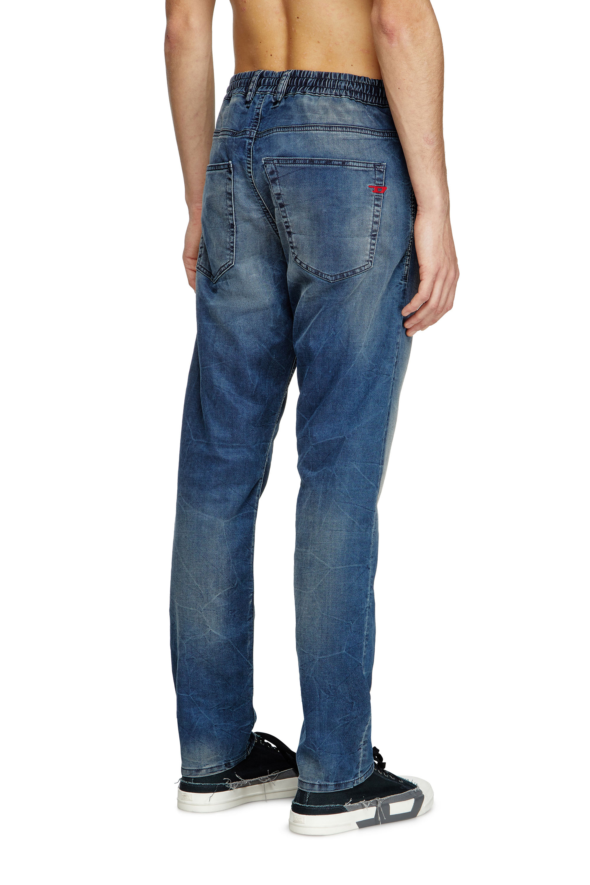 Diesel - Regular 2030 D-Krooley Joggjeans® 068PI Hombre, Azul medio - 4