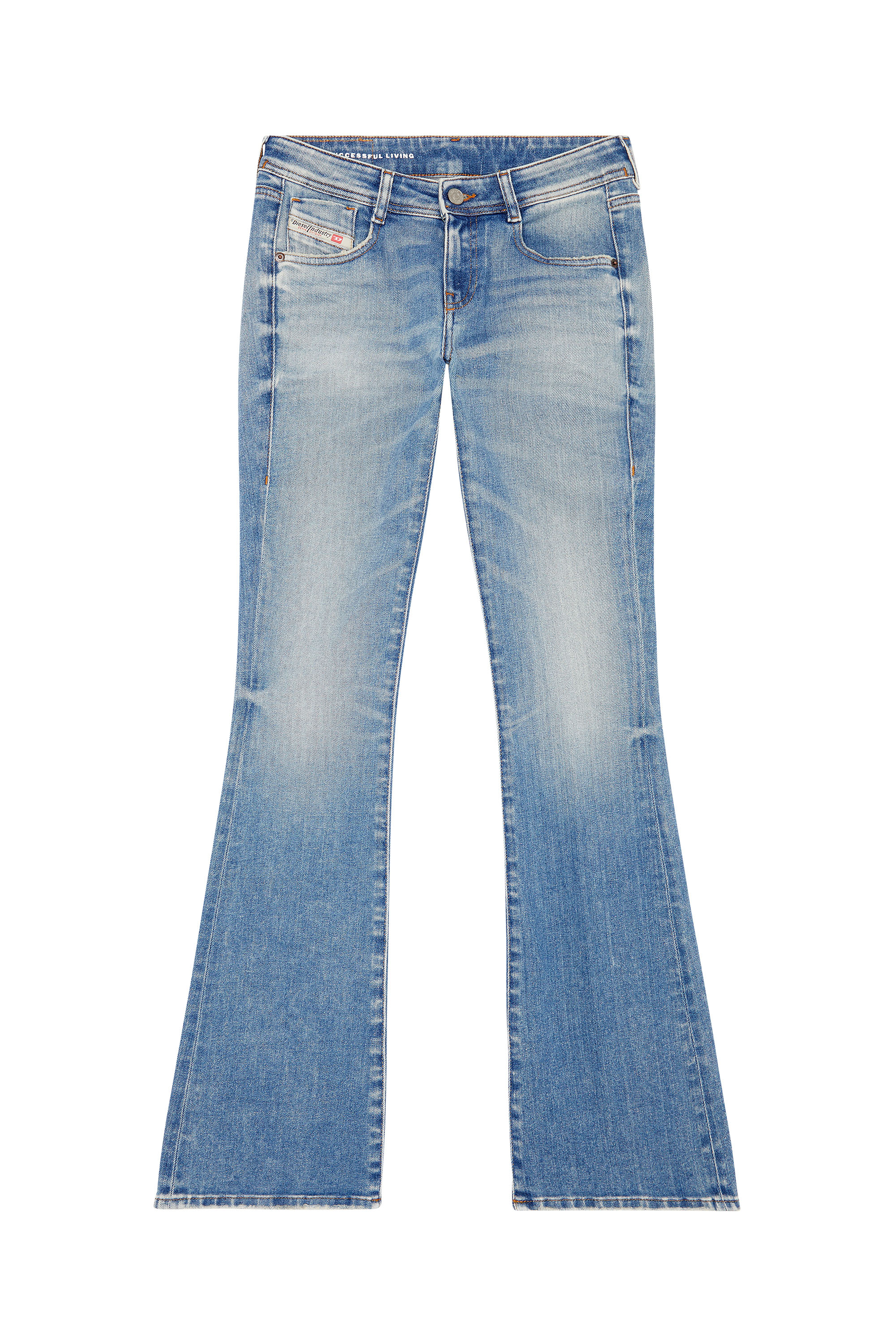 Diesel - Bootcut and Flare Jeans 1969 D-Ebbey 09G70, Azul Claro - Image 3