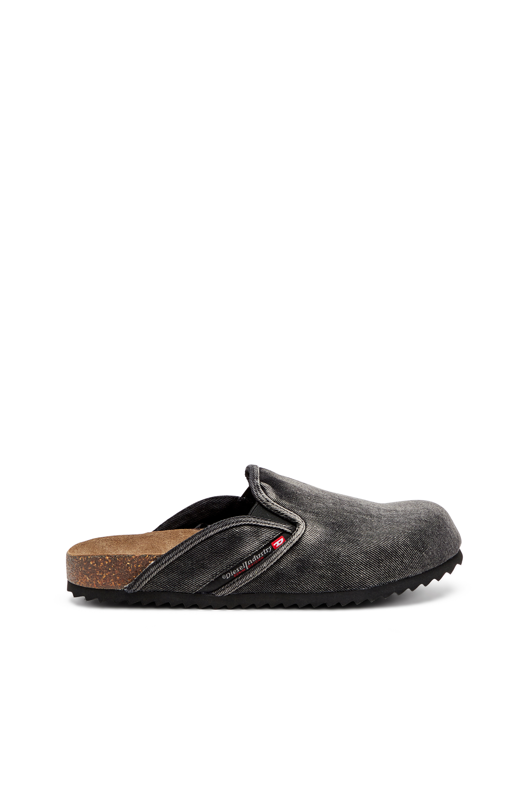 Diesel - D-WOODSTOCK SLIP-ON, Zapatos planos sin talón en cuero napa Hombre in Negro - 1