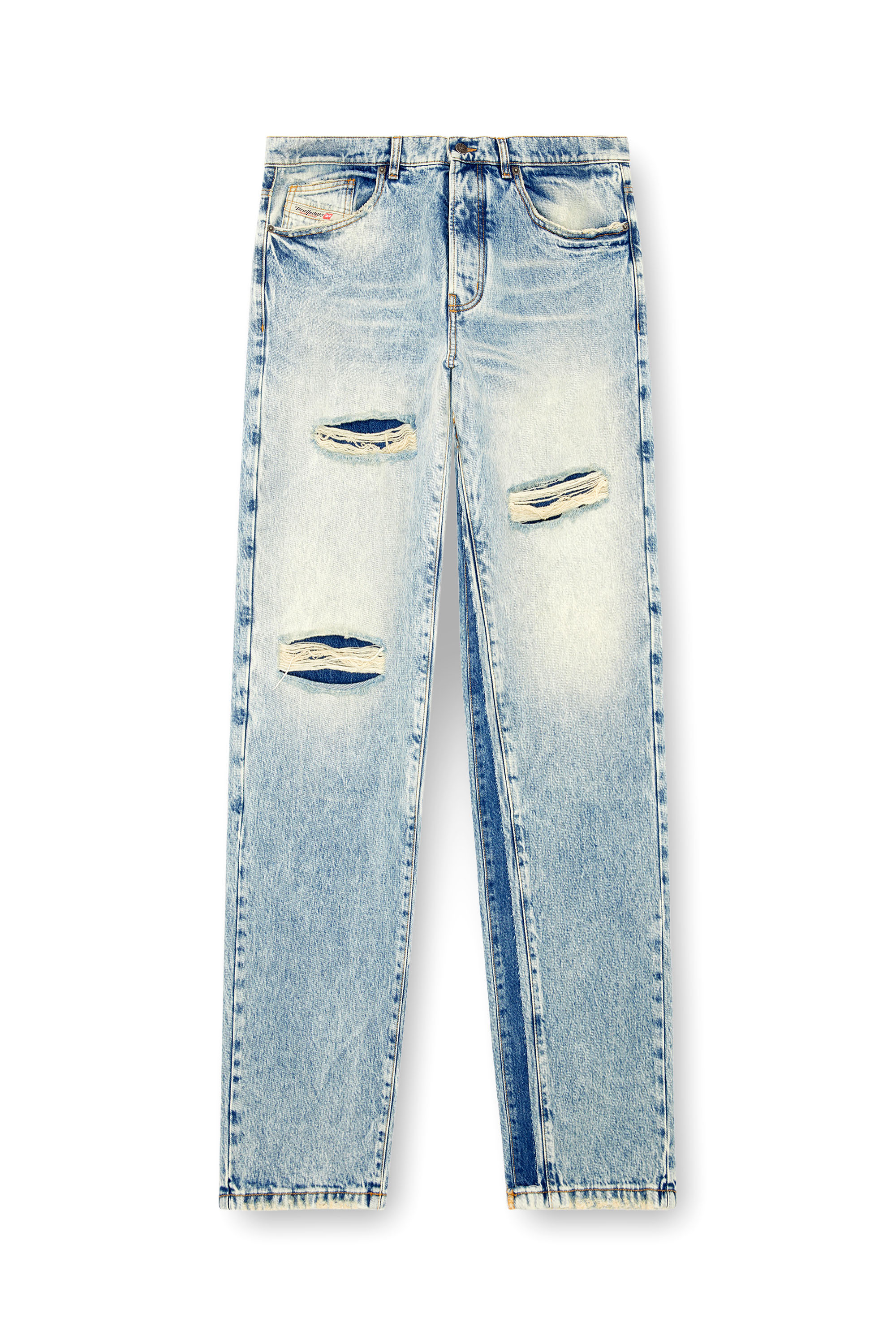 Diesel - Straight Jeans D-Fire 0AJEN, Hombre Straight Jeans - D-Fire in Azul marino - Image 3