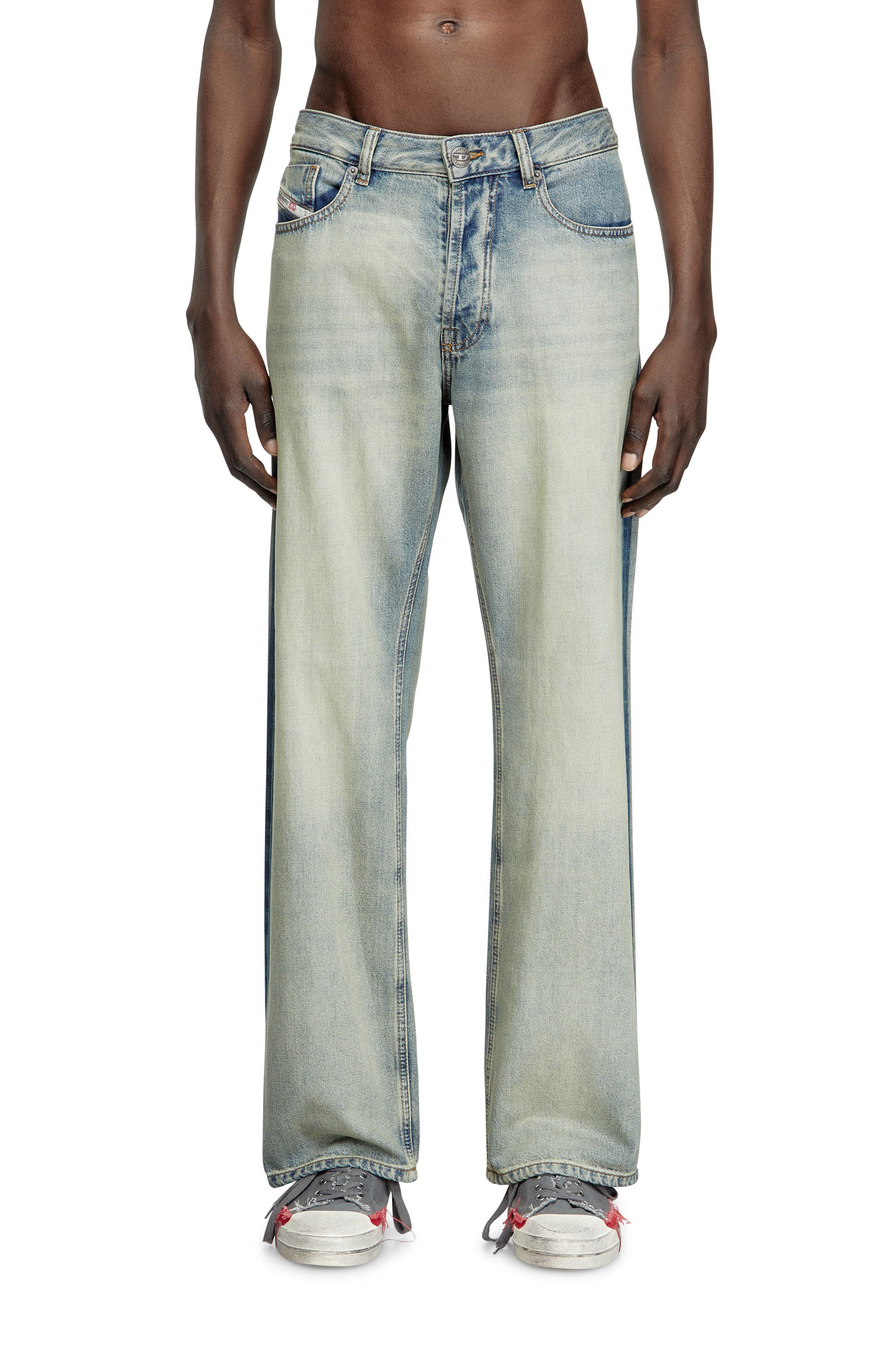 Diesel - Relaxed Jeans 1980 D-Eeper 0ABDF Hombre, Azul Claro - 2