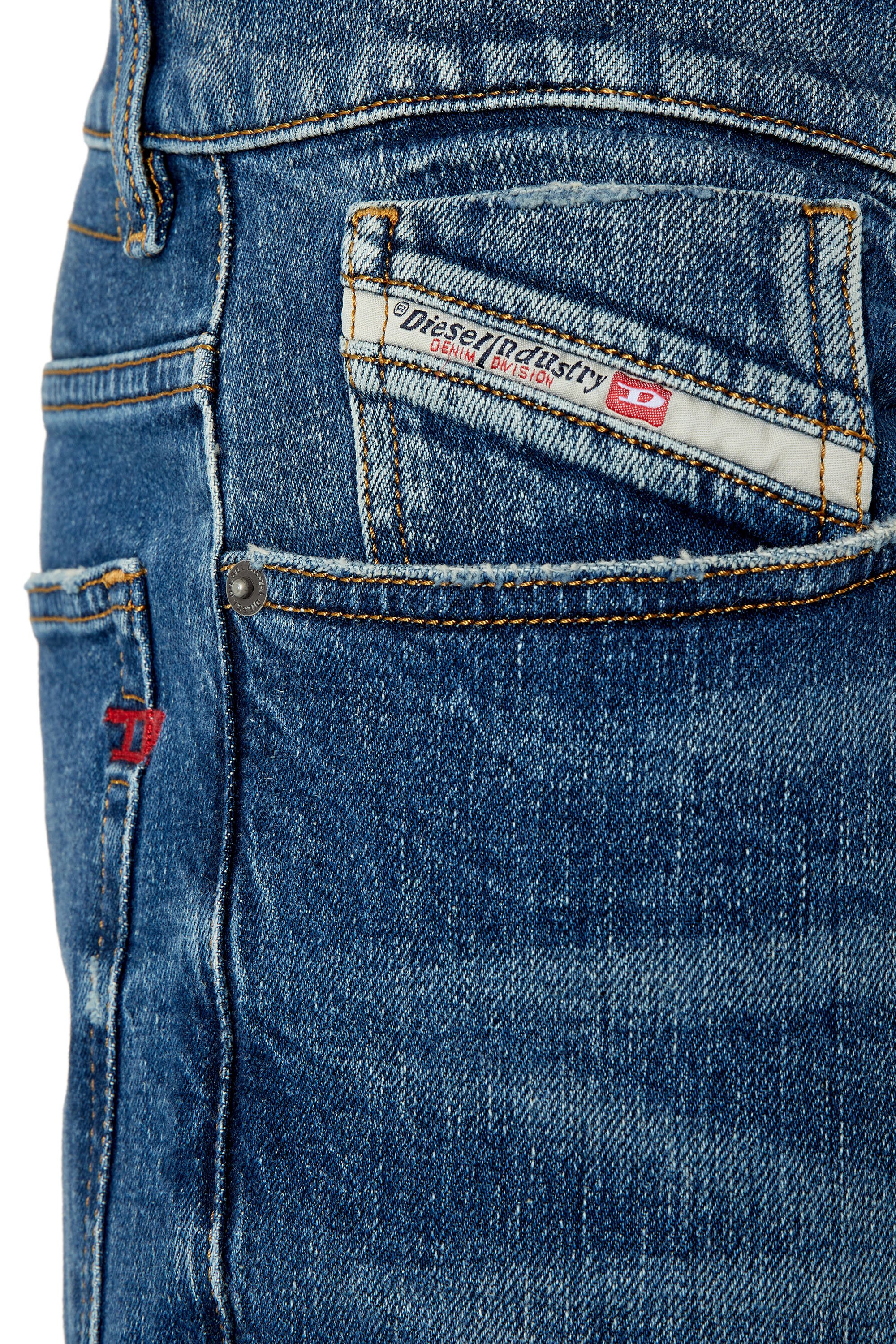 Diesel - Tapered Jeans 2005 D-Fining 007L1, Azul medio - Image 3