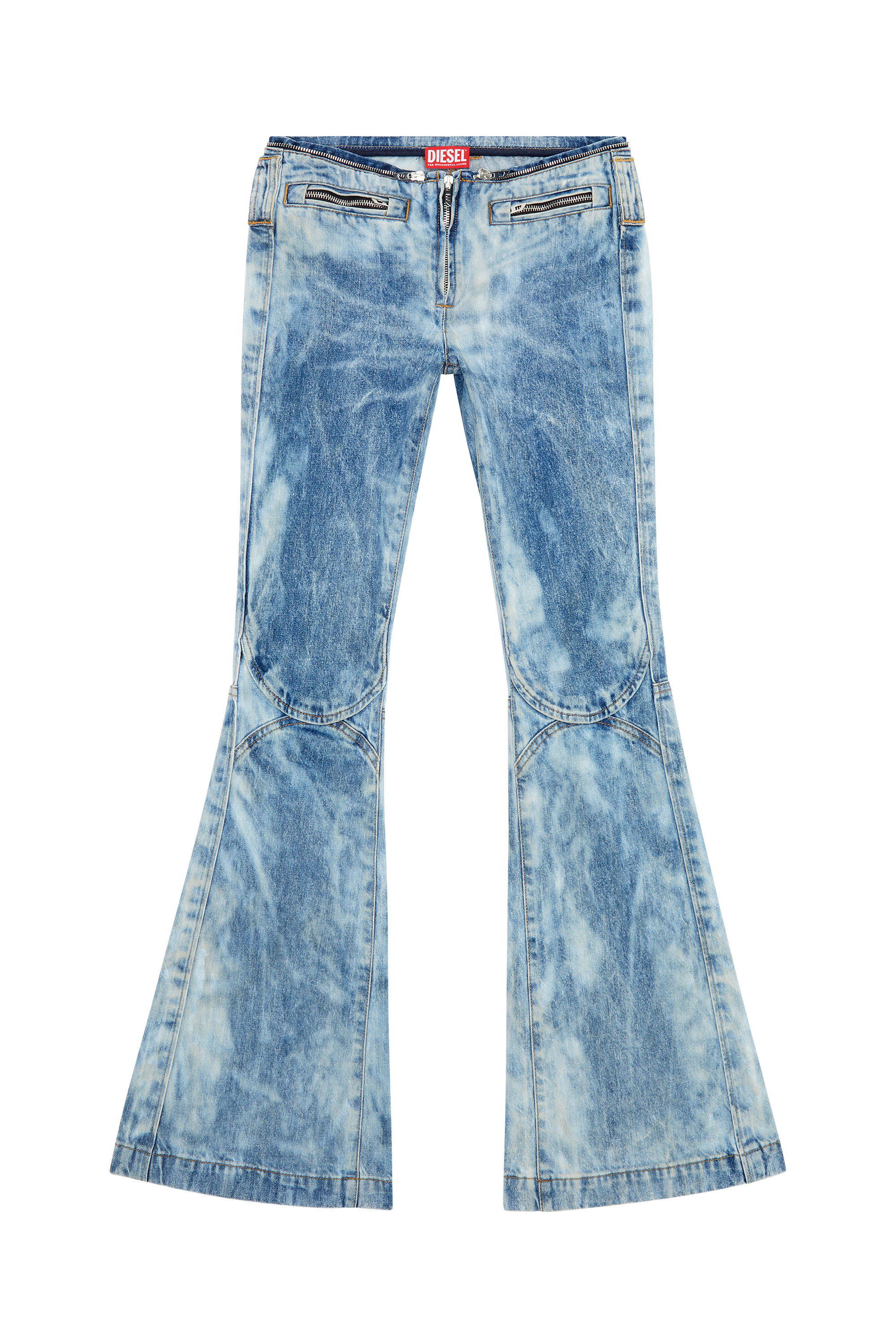 Diesel - Straight Jeans D-Gen 0PGAM, Azul Claro - Image 1