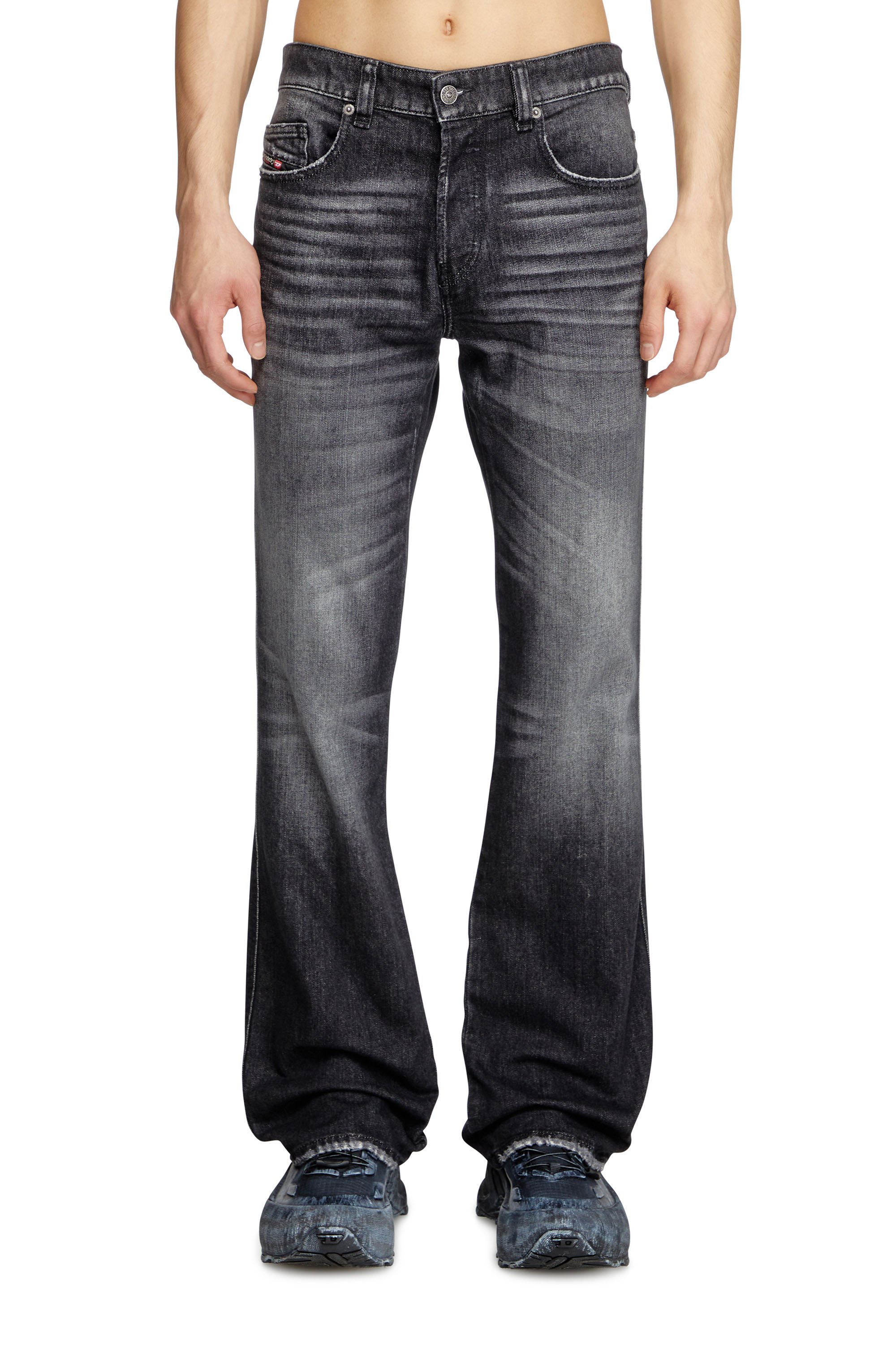 Diesel - Man's Bootcut Jeans 1998 D-Buck 09L50, Black/Dark grey - 1