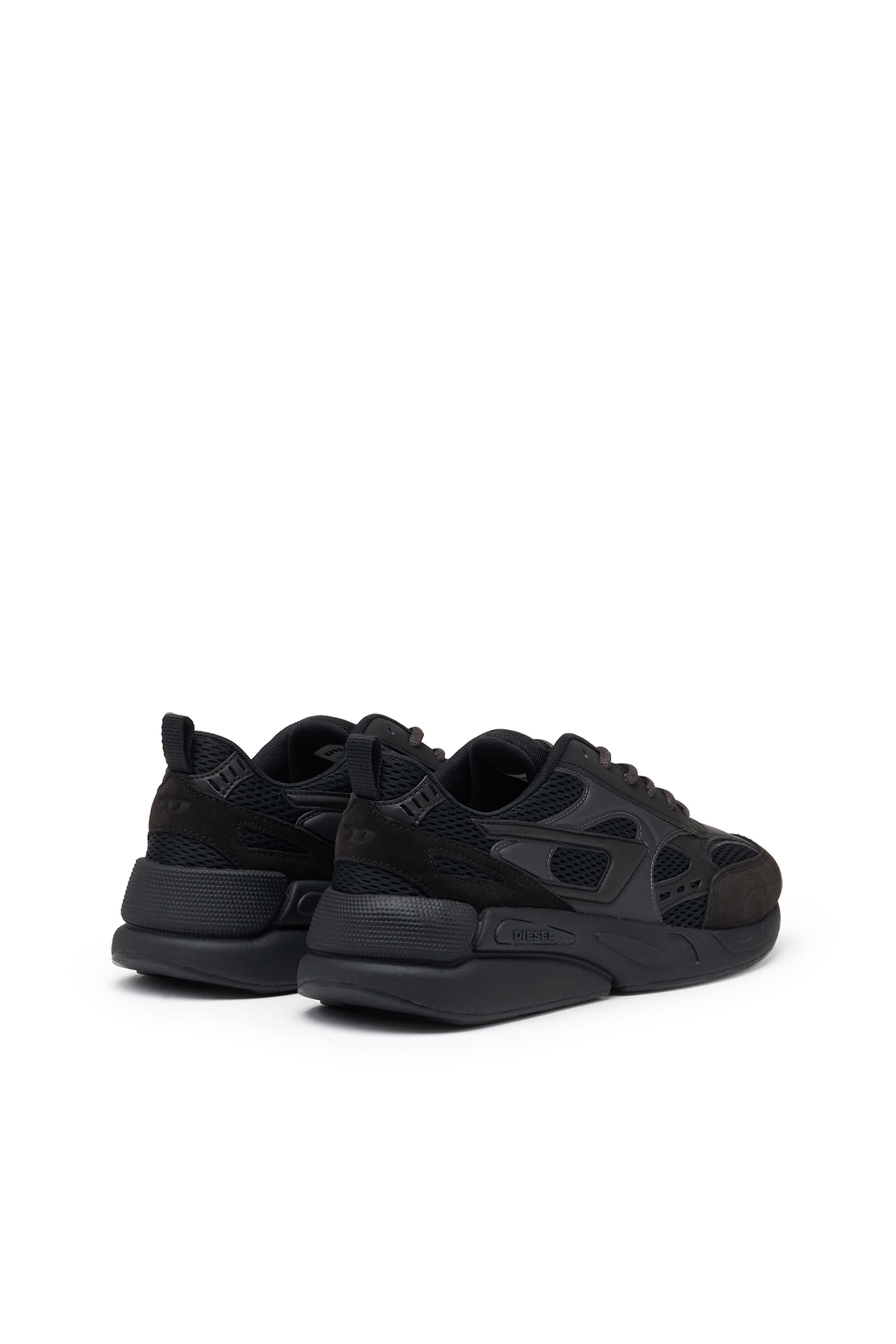 Diesel - S-SERENDIPITY SPORT, Man S-Serendipity-Sneakers in mesh and suede in Black - Image 3