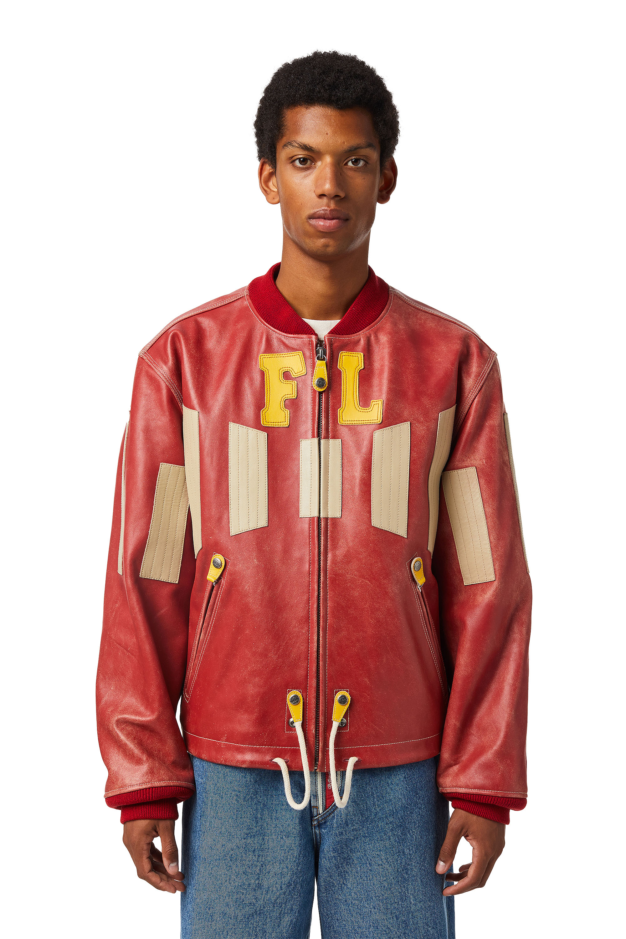 DXD-22-L01, Red - Leather jackets